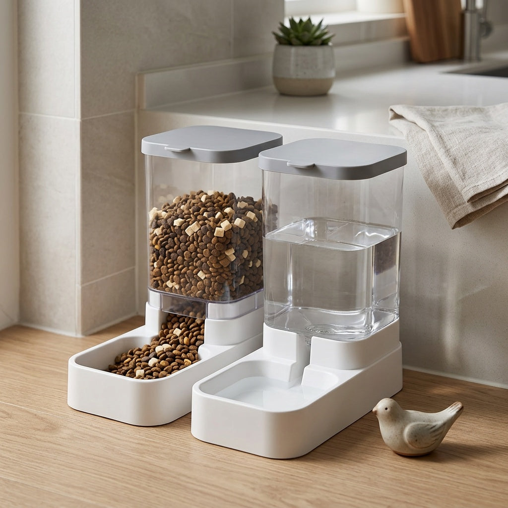 Automatic Pet Feeder and Waterer